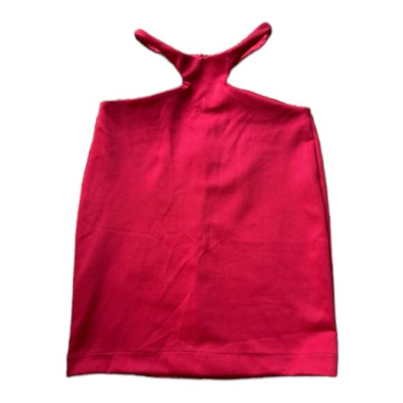 Red sexy tight halter top back zipper closing by Splash size small petite - Picture 8 of 12